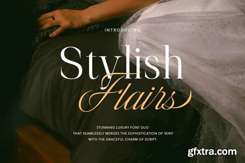 CreativeMarket - Stylish Flairs Luxury Font Duo