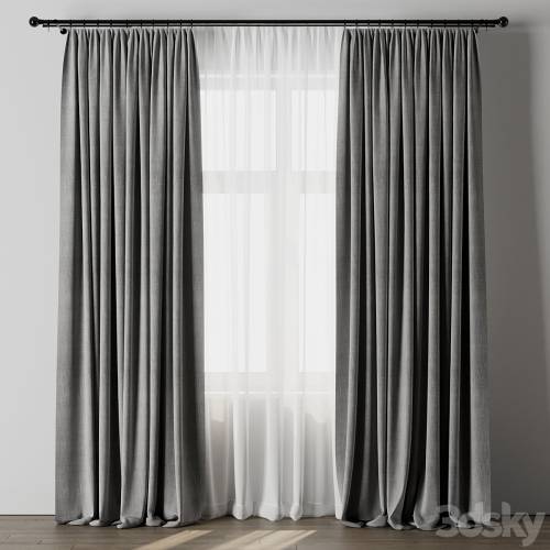 '3dsky Pro - curtain rod 04'