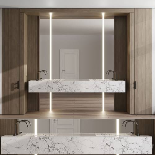 '3dsky Pro - Bathroom furniture by inbani faucet set 33 280 400 70'