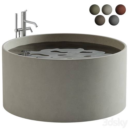 '3dsky Pro - Bathtub Agape In-Out CEMENTO'