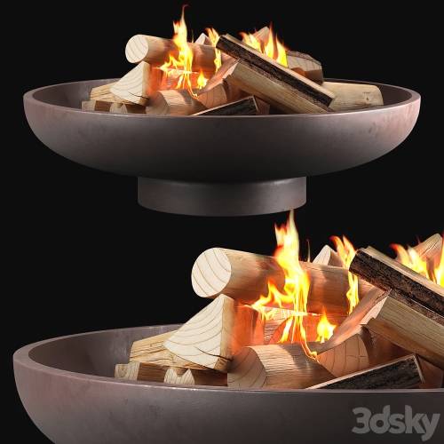 '3dsky Pro - CB2 Form Cement Fire Pit'