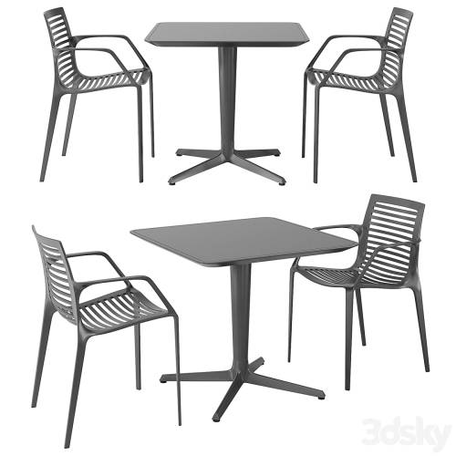'3dsky Pro - Artform Urban Terrace Life Chipman outdoor dining set'