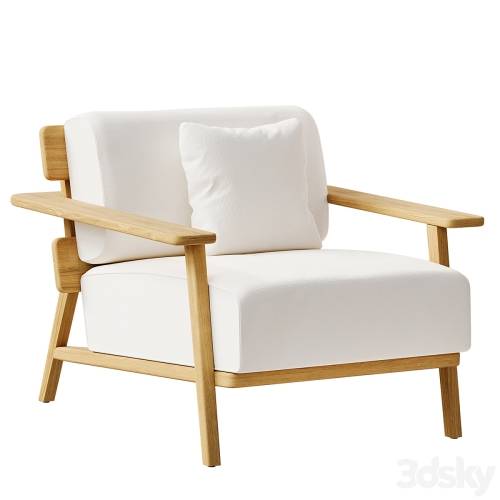 '3dsky Pro - PARALEL Garden armchair By POINT'