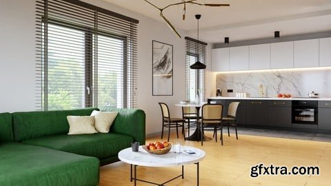 Udemy - Master Interior Visualization In Blender - Complete Course