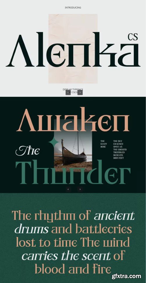 Alenka &ndash; Classic Font