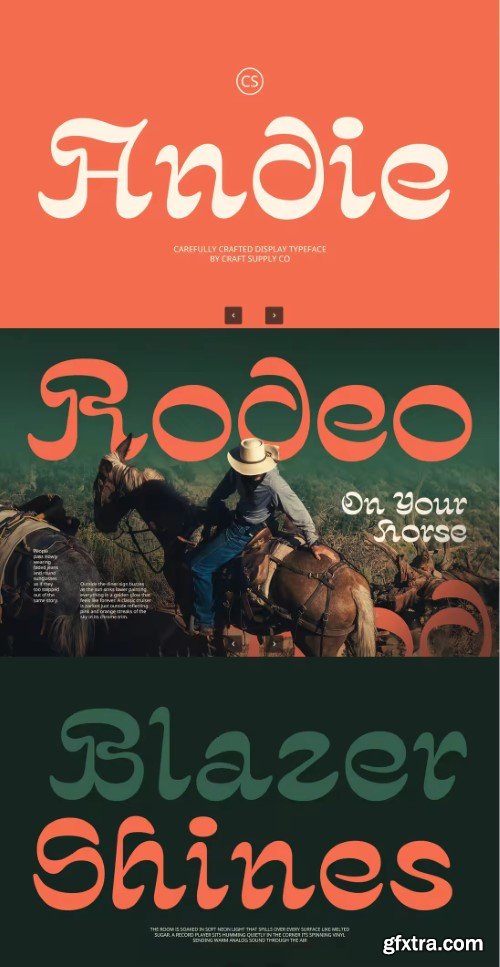 Creativemarket - CS Andie – Trippy Font