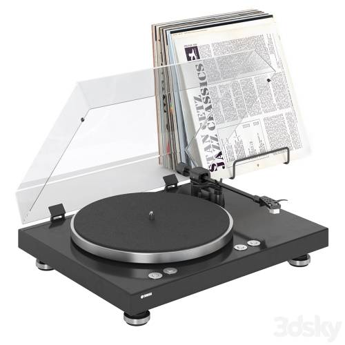 '3dsky Pro - Vinyl player Yamaha MusicCast VINYL 500 (TT-N503) black, white'