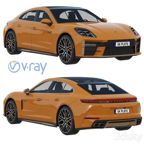 '3dsky Pro - Porsche Panamera Turbo E-Hybrid 2024'