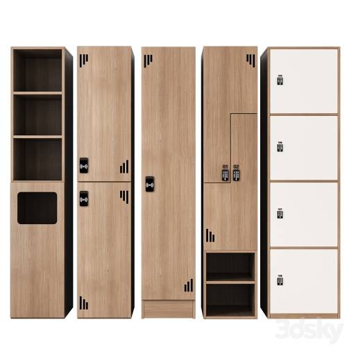 '3dsky Pro - Locker room lockers 006'