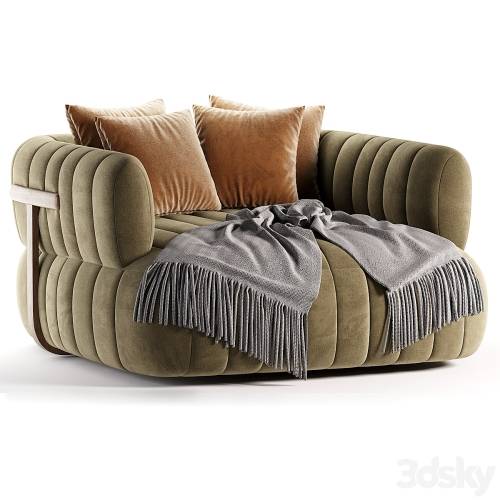 '3dsky Pro - Doss Media Lounger - Palermo Cognac'