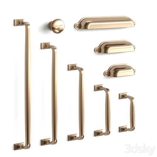 '3dsky Pro - Furniture handles Vernon Collection'