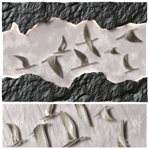 '3dsky Pro - Fresq geo Cranes pano'