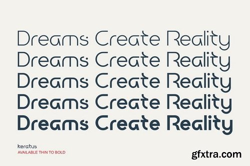 CreativeMarket - Keratus Modern Sans Logo Font