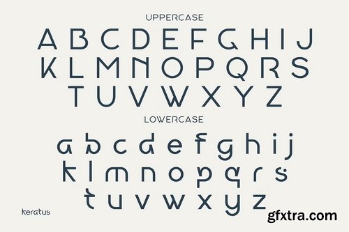 CreativeMarket - Keratus Modern Sans Logo Font