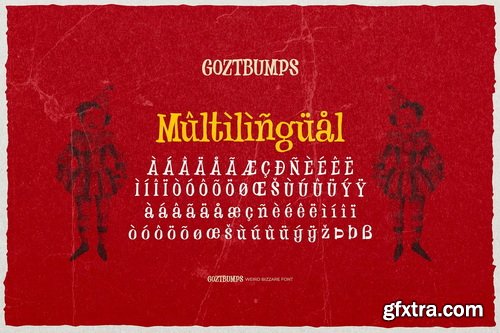CreativeMarket - Goztbumps Weird Bizzare Font