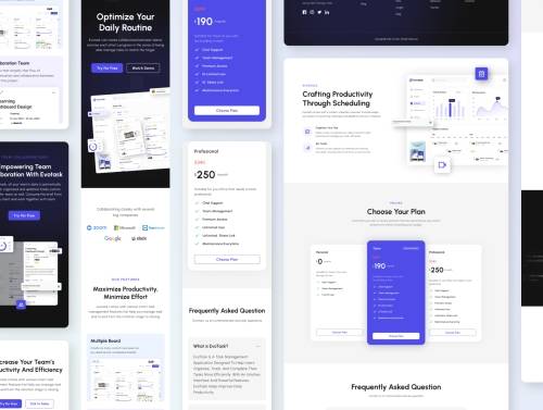 'Evotask - Task Manager Landing Page' 'Evotask - Task Manager Landing Page'