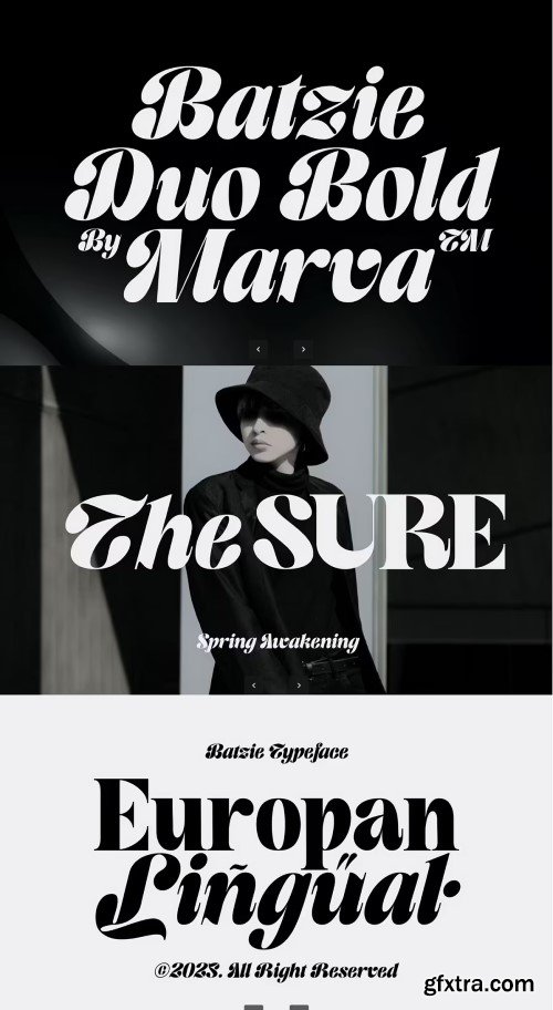 Batzie - Serif Display Font