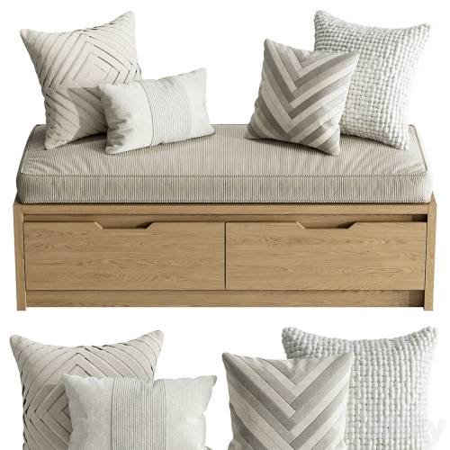 '3dsky Pro - Seat Pillows Set 5 / Подушки на подоконник'