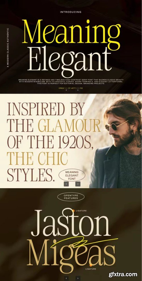 Creativemarket - Meaning Elegant - Classic Serif Font