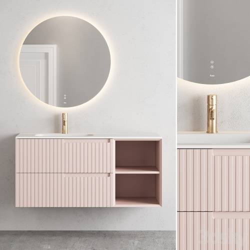 '3dsky Pro - Fiora synergy vanity unit set 2'