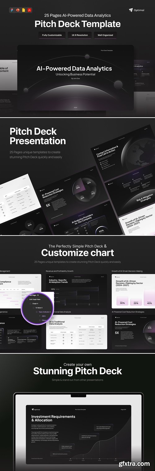 Optimal - AI-Powered Data Analytics Pitch Deck