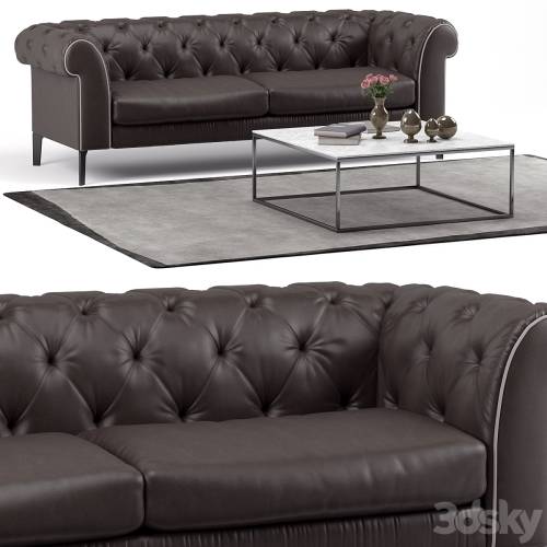 '3dsky Pro - Sofa Natuzzi Orfeo'