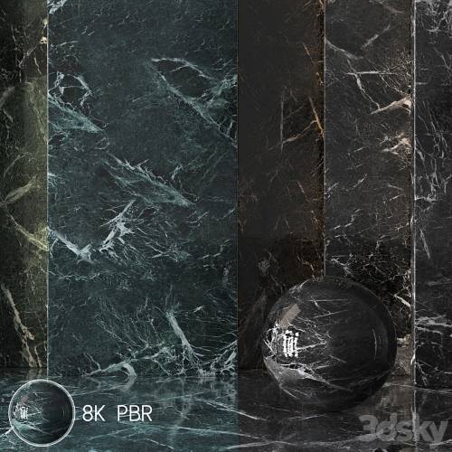 '3dsky Pro - 2 Marble Material 8K (Seamless, Tileable) DrCG No 72'