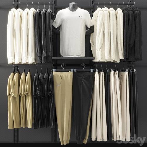 '3dsky Pro - Rack for Puma clothing store'