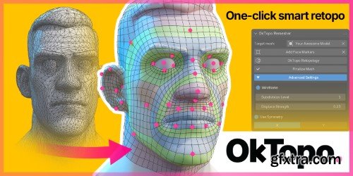 OkTopo Remesher v1.0 for Blender