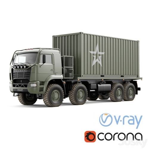 '3dsky Pro - Truck KAMAZ 6560'