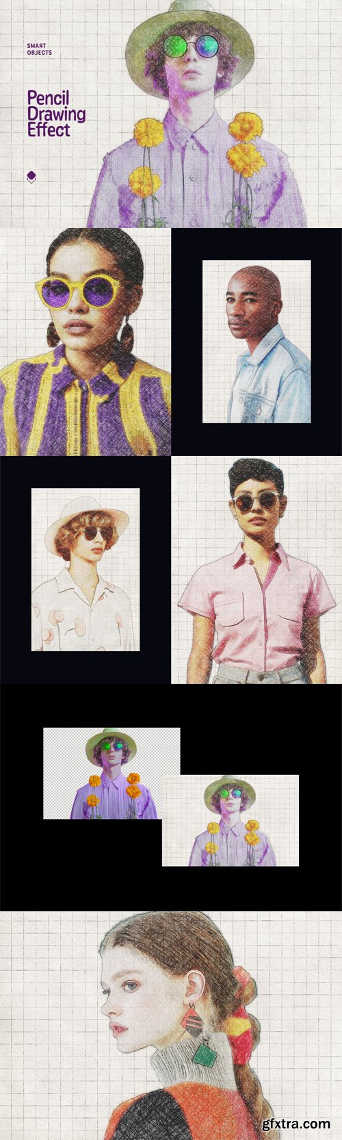 Pencil Drawing Photo Effect for Photoshop