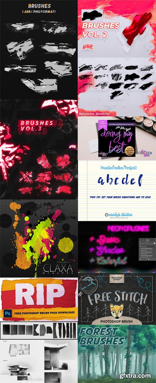 10+ Awesome Brushes Packs for Photoshop