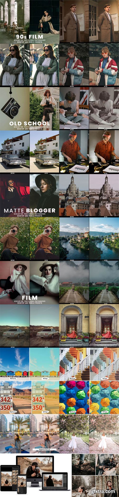 8 Awesome Mobile & Desktop Lightroom Presets Packs +LUTs
