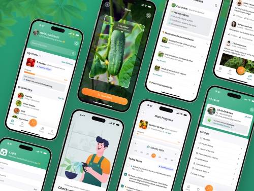 'Farmiant - Farming Assistant App UI Kit'