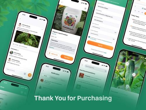 'Farmiant - Farming Assistant App UI Kit'