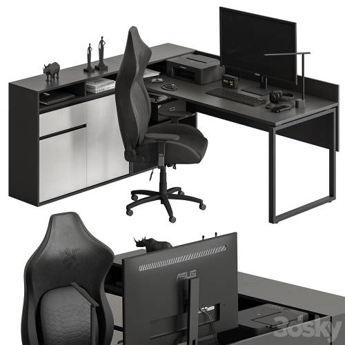 '3dsky Pro - Employee Set - Office Furniture 420'