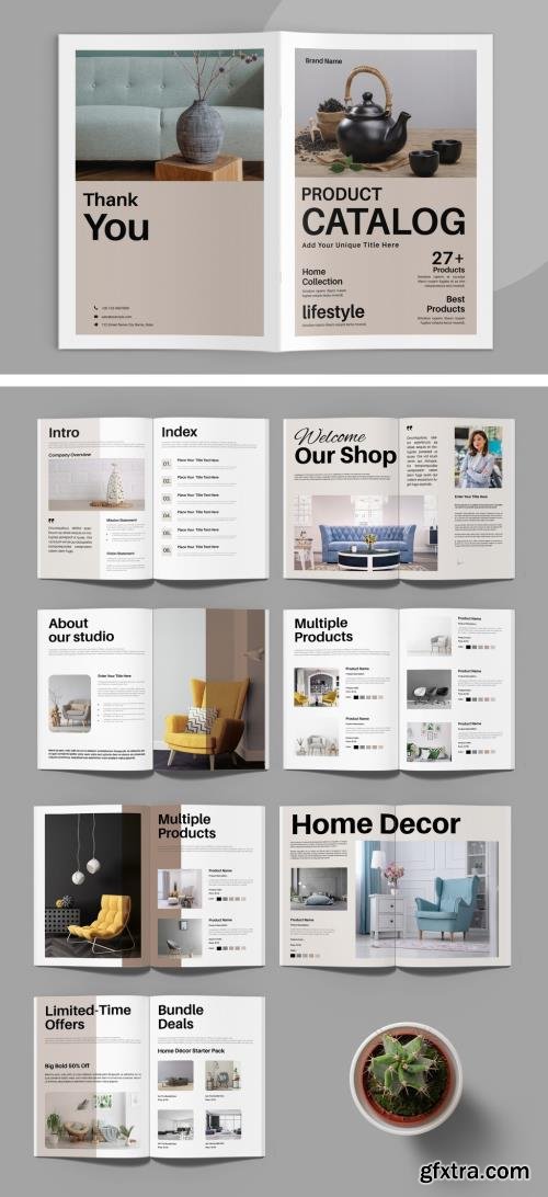 Modern Product Catalog Template Layout For Interior Design 1677272374