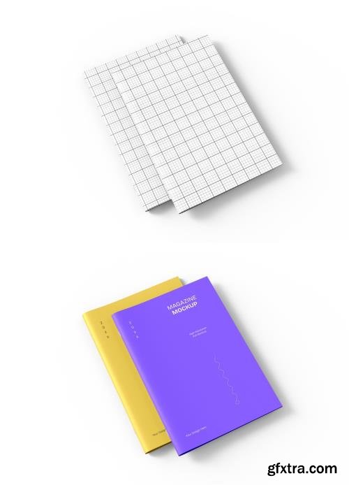 Two Magazine Cover Mockup Template 1634000728