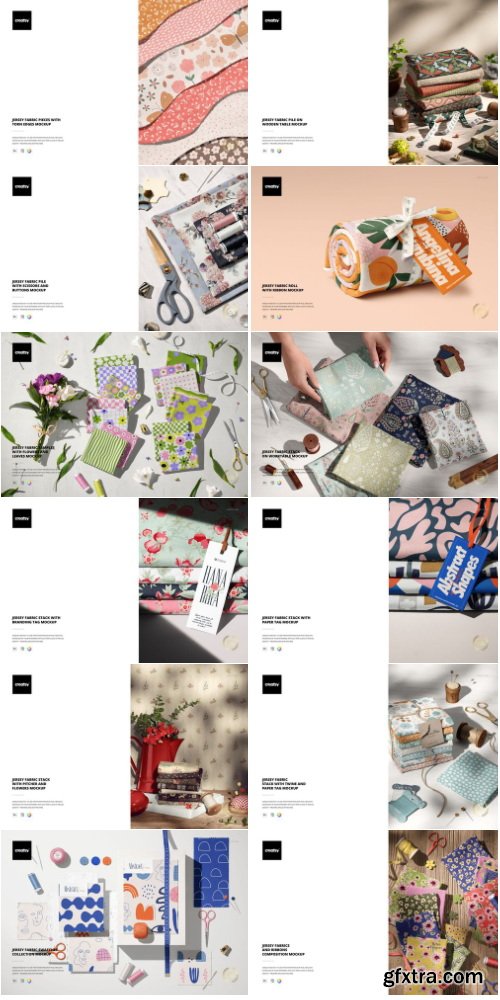 Creatsy - Fabric Factory v.8 Mockup Bundle (Jersey) - 1315805525