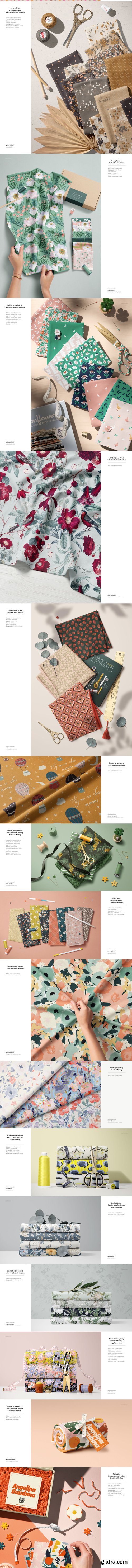 Creatsy - Fabric Factory v.8 Mockup Bundle (Jersey) - 1315805525