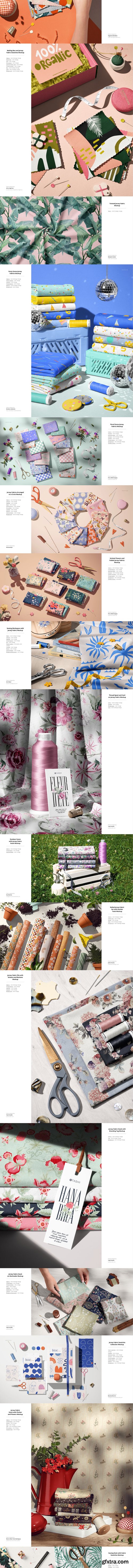Creatsy - Fabric Factory v.8 Mockup Bundle (Jersey) - 1315805525