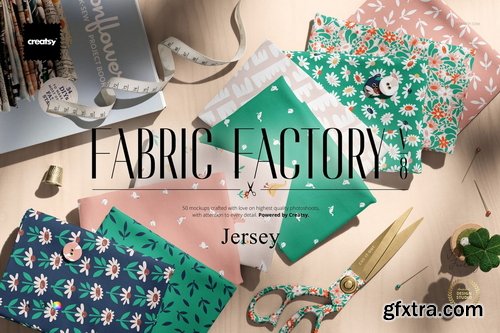 Creatsy - Fabric Factory v.8 Mockup Bundle (Jersey) - 1315805525 Creatsy - Fabric Factory v.8 Mockup Bundle (Jersey) - 1315805525