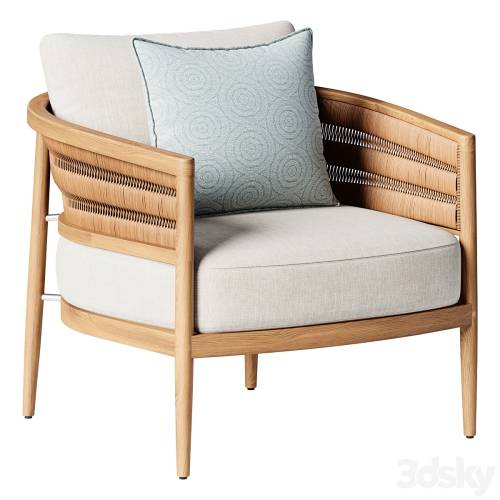 '3dsky Pro - Nusa Teak Lounge Chair'