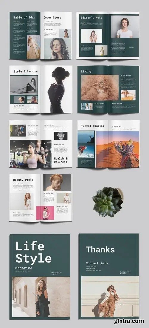 Lifestyle Magazine Template Design 1618748220