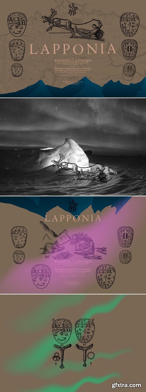 Studio2am - History of Lapland Illustrations Set