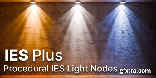 Superhivemarket - IES Plus - Procedural IES Light Nodes v1.3