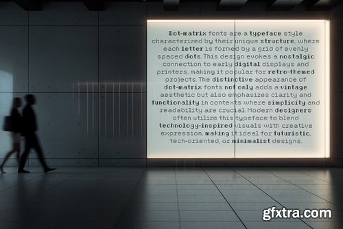 CreativeMarket - Alvera Dot-Matrix Sans Typeface