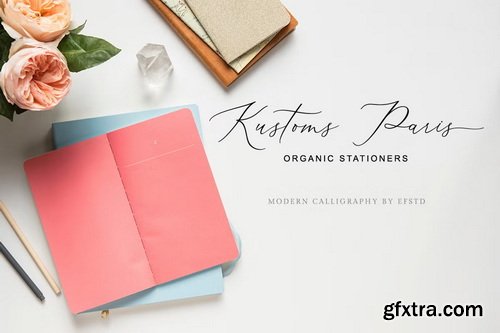 CreativeMarket - Aerotis a Modern Calligraphy Font