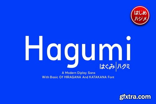 CreativeMarket - Hagumi with Katakana and Hiragana