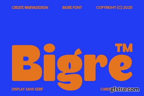CreativeMarket - Bigre Bold Display Sans